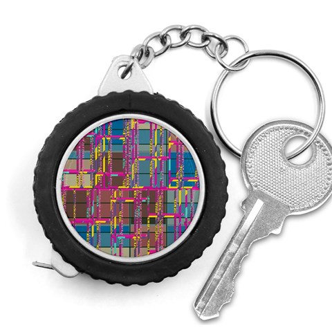 Colorful shapes texture                                                   Measuring Tape from ArtsNow.com Front