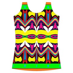 Colorful shapes                                                  Criss cross Back Tank Top from ArtsNow.com Front