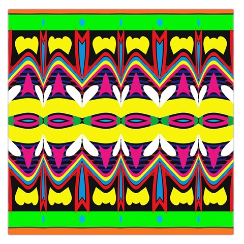 Colorful shapes                                                   Satin Scarf from ArtsNow.com Front