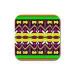 Colorful shapes                                                   Rubber Square Coaster (4 pack
