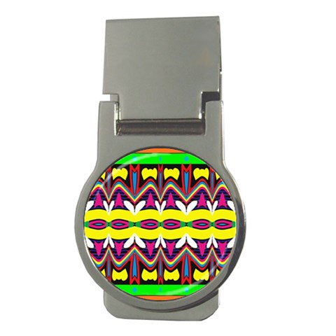 Colorful shapes                                                   Money Clip (Round) from ArtsNow.com Front