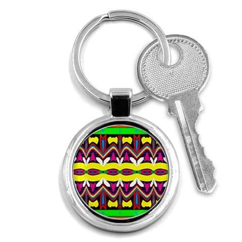 Colorful shapes                                                   Key Chain (Round) from ArtsNow.com Front