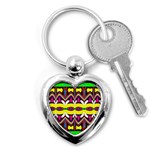 Colorful shapes                                                   Key Chain (Heart)