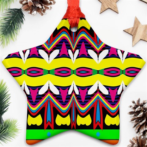 Colorful shapes                                                   Ornament (Star) from ArtsNow.com Front