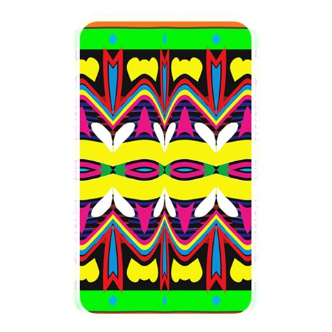 Colorful shapes                                                   Memory Card Reader (Rectangular) from ArtsNow.com Front