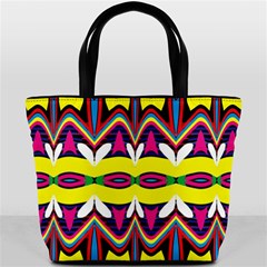 Colorful shapes                                                   Bucket Bag from ArtsNow.com Front