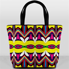 Colorful shapes                                                   Bucket Bag from ArtsNow.com Back