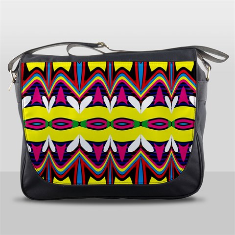 Colorful shapes                                                   Messenger Bag from ArtsNow.com Front