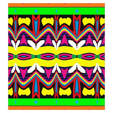 Colorful shapes                                                   Drawstring Pouch from ArtsNow.com Front