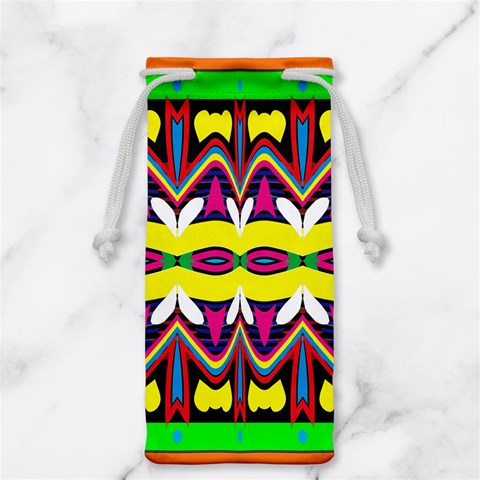 Colorful shapes                                                   Jewelry Bag from ArtsNow.com Front