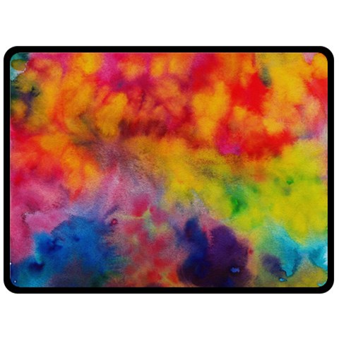 Colorful watercolors texture                                                   Fleece Blanket from ArtsNow.com 80 x60  Blanket Front