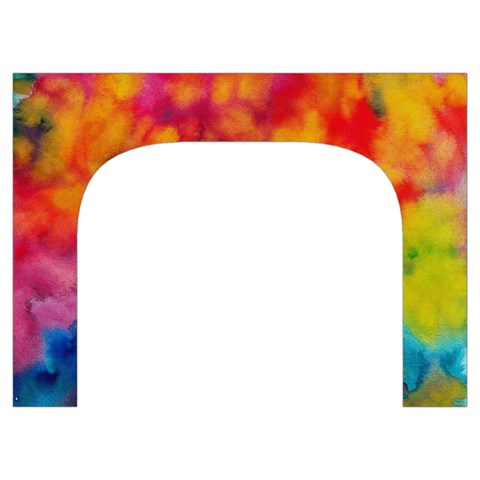Colorful watercolors texture                                                 Toiletries Pouch from ArtsNow.com Front