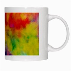 Colorful watercolors texture                                                    White Mug from ArtsNow.com Right