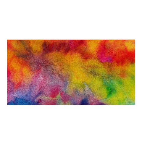 Colorful watercolors texture                                                Satin Shawl from ArtsNow.com Front