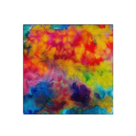 Colorful watercolors texture                                                    Satin Bandana Scarf from ArtsNow.com Front