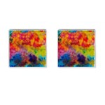 Colorful watercolors texture                                                    Cufflinks (Square)