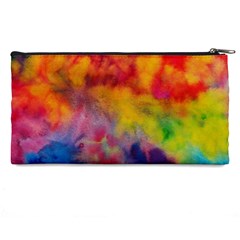 Colorful watercolors texture                                                   Pencil Case from ArtsNow.com Back