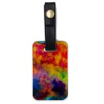 Colorful watercolors texture                                                    Luggage Tag (one side)