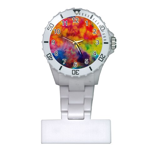 Colorful watercolors texture                                                    Nurses Watch from ArtsNow.com Front