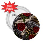 Seamless Vector Pattern 2.25  Buttons (100 pack) 