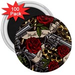 Seamless Vector Pattern 3  Magnets (100 pack)