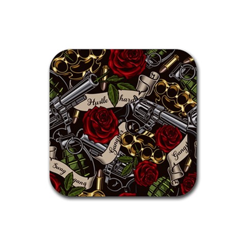 Seamless Vector Pattern Rubber Coaster (Square)  from ArtsNow.com Front