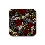 Seamless Vector Pattern Rubber Coaster (Square) 