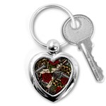Seamless Vector Pattern Key Chain (Heart)