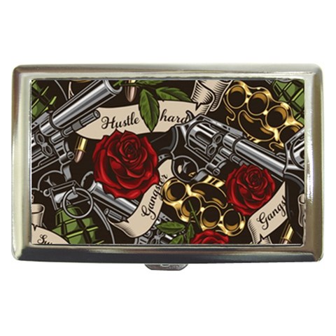 Seamless Vector Pattern Cigarette Money Case from ArtsNow.com Front