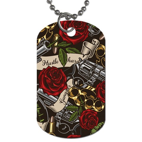 Seamless Vector Pattern Dog Tag (Two Sides) from ArtsNow.com Front