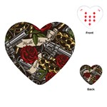 Seamless Vector Pattern Playing Cards Single Design (Heart)