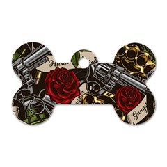 Seamless Vector Pattern Dog Tag Bone (Two Sides) from ArtsNow.com Front