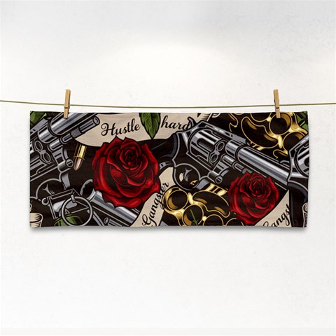 Seamless Vector Pattern Hand Towel from ArtsNow.com Front