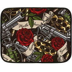 Seamless Vector Pattern Double Sided Fleece Blanket (Mini)  from ArtsNow.com 35 x27  Blanket Back