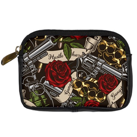 Seamless Vector Pattern Digital Camera Leather Case from ArtsNow.com Front