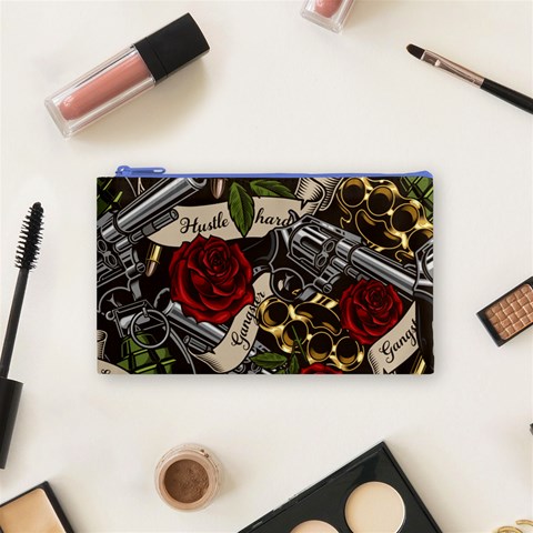 Seamless Vector Pattern Cosmetic Bag (Small) from ArtsNow.com Front