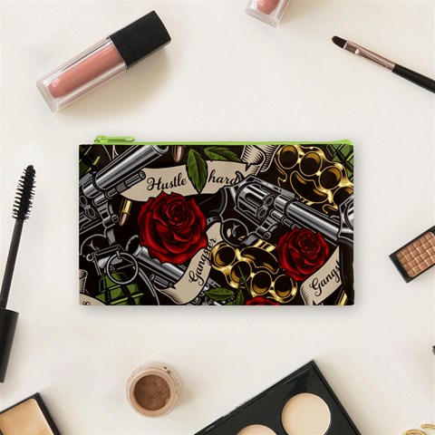 Seamless Vector Pattern Cosmetic Bag (Small) from ArtsNow.com Front