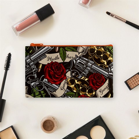 Seamless Vector Pattern Cosmetic Bag (Small) from ArtsNow.com Front