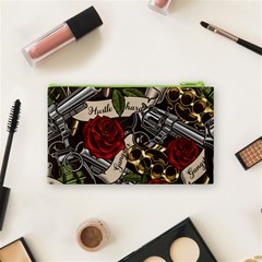 Seamless Vector Pattern Cosmetic Bag (Small) from ArtsNow.com Back