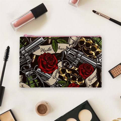 Seamless Vector Pattern Cosmetic Bag (Medium) from ArtsNow.com Front