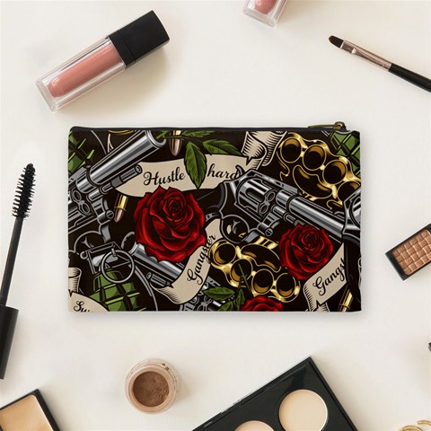 Seamless Vector Pattern Cosmetic Bag (Medium) from ArtsNow.com Back