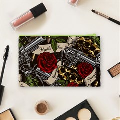 Seamless Vector Pattern Cosmetic Bag (Medium) from ArtsNow.com Back