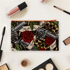 Seamless Vector Pattern Cosmetic Bag (Medium) from ArtsNow.com Back