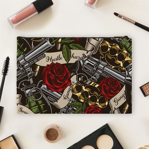 Seamless Vector Pattern Cosmetic Bag (Large) from ArtsNow.com Back