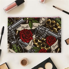 Seamless Vector Pattern Cosmetic Bag (Large) from ArtsNow.com Back