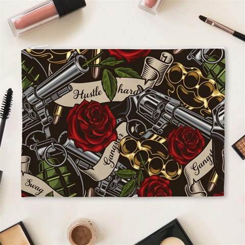 Seamless Vector Pattern Cosmetic Bag (XL) from ArtsNow.com Front