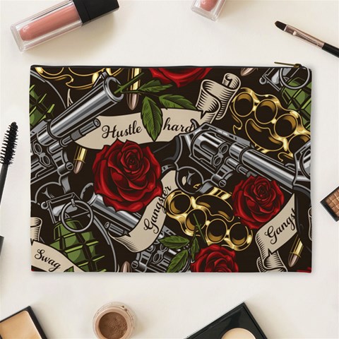 Seamless Vector Pattern Cosmetic Bag (XL) from ArtsNow.com Back