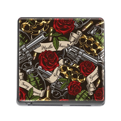 Seamless Vector Pattern Memory Card Reader (Square 5 Slot) from ArtsNow.com Front