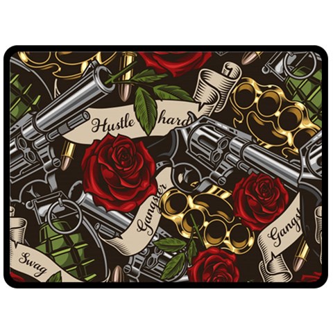 Seamless Vector Pattern Fleece Blanket (Large)  from ArtsNow.com 80 x60  Blanket Front