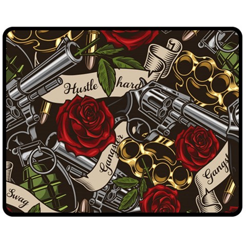 Seamless Vector Pattern Fleece Blanket (Medium)  from ArtsNow.com 60 x50  Blanket Front